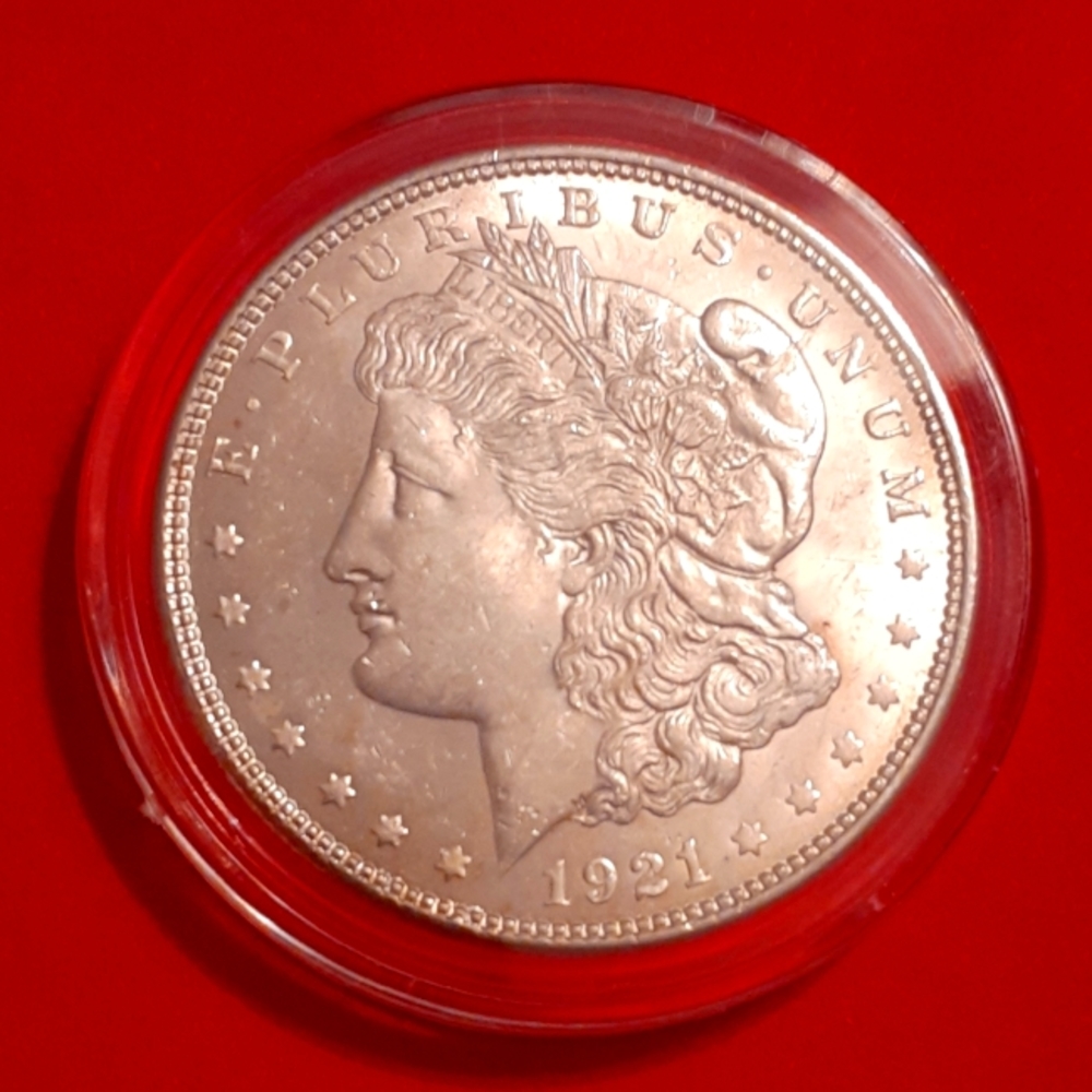 1921 Morgan Silver Dollar Coin